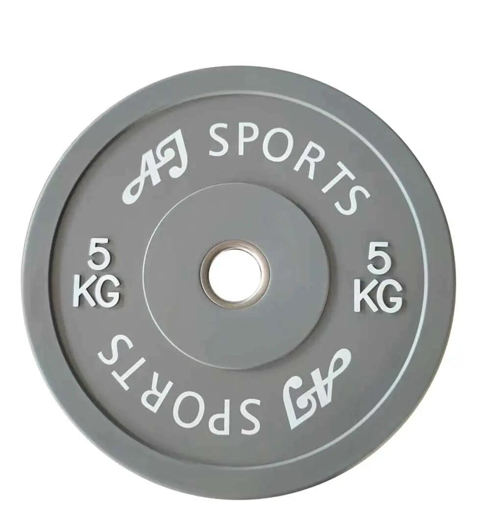 Olympische Halterschijven Rubber (Per stuk) 1/2