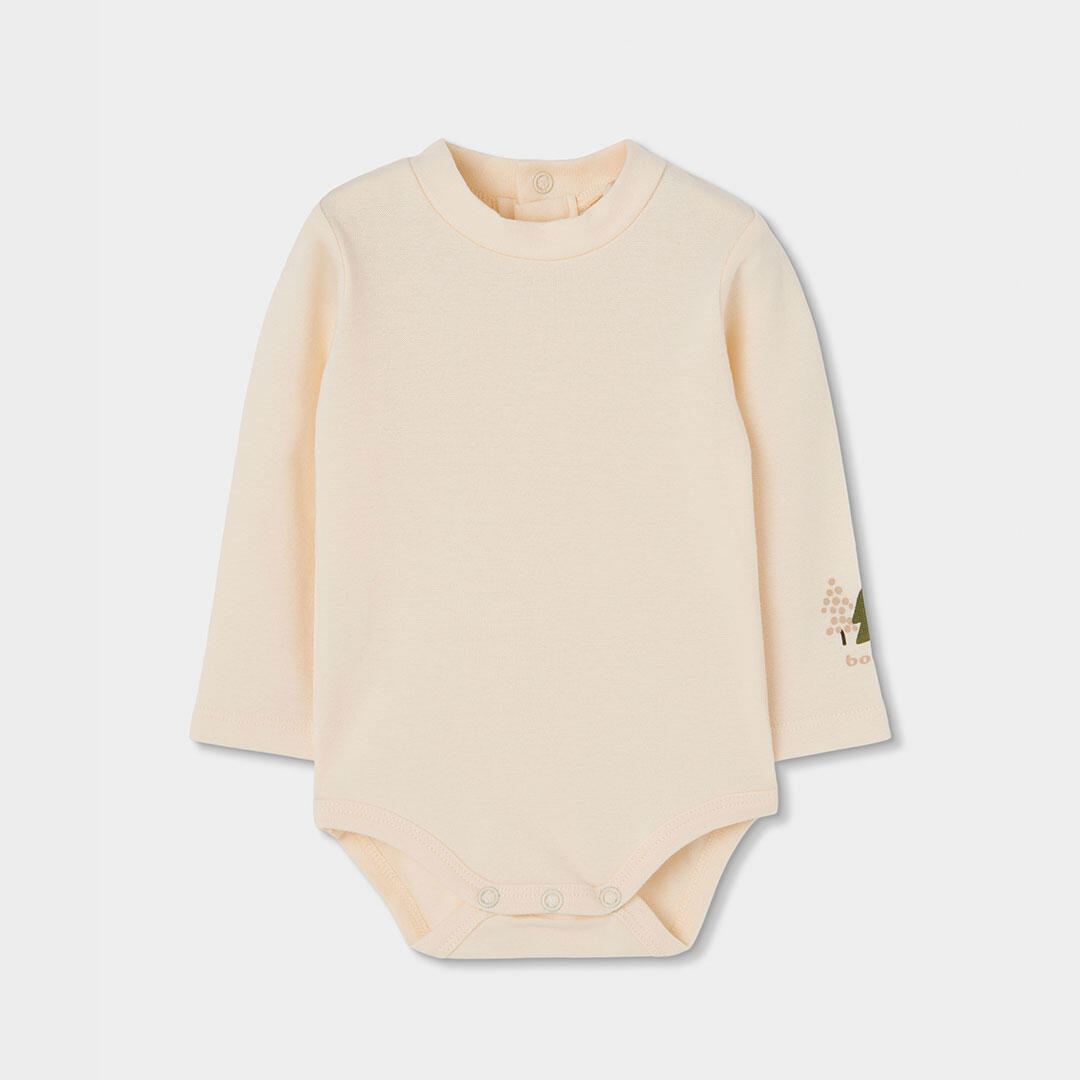 Conjunto punto bebé niño beige estampado osos 3/7