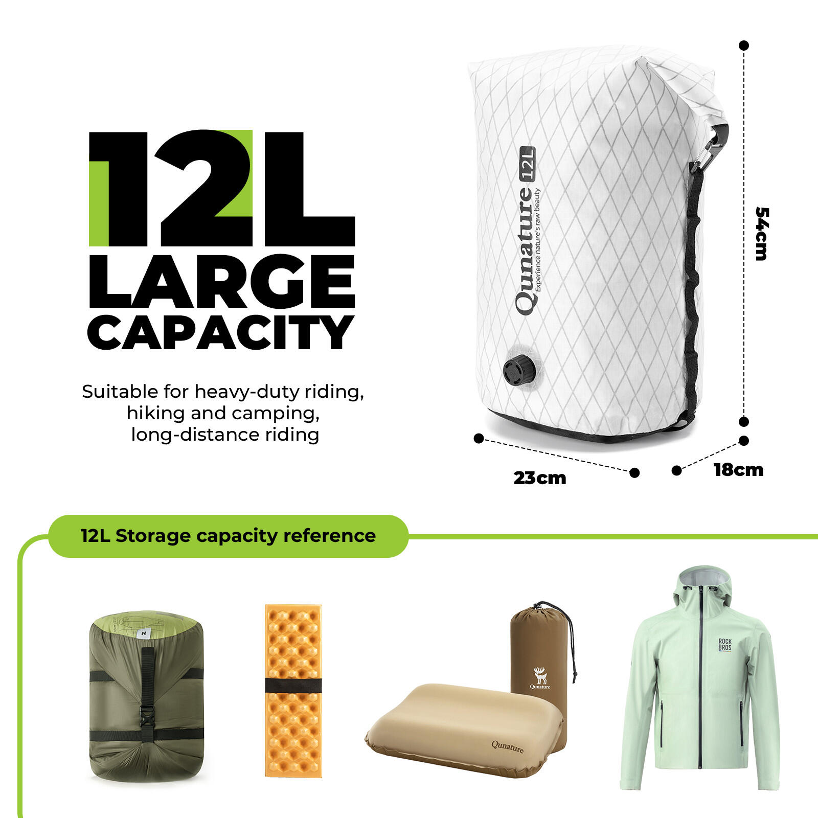 Qunature Fahrradtasche 100% Wasserdicht Lenkertasche 7/7