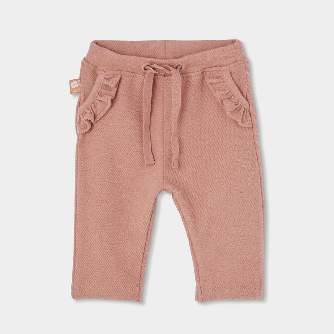 Conjunto punto bebé niña estampado flores rosa 4/7