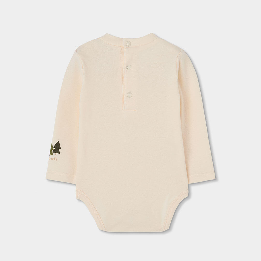 Conjunto punto bebé niño beige estampado osos 5/7