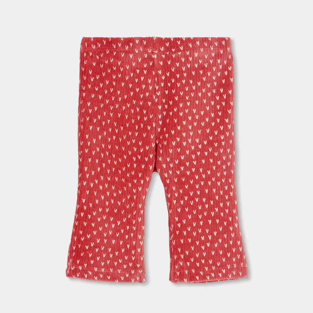 Conjunto punto bebé niña blanco estampado bosque 6/7