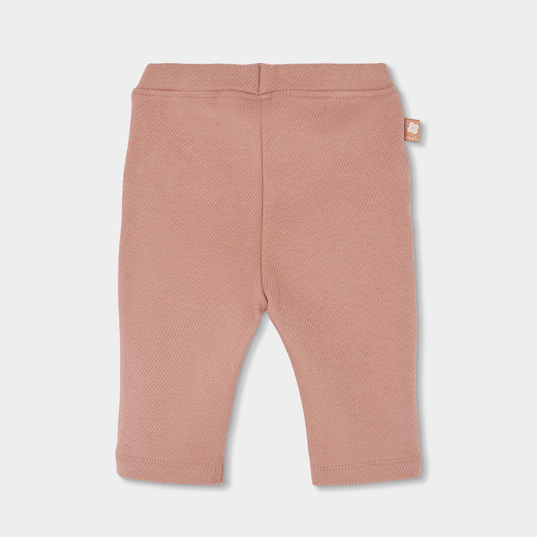 Conjunto punto bebé niña estampado flores rosa 6/7