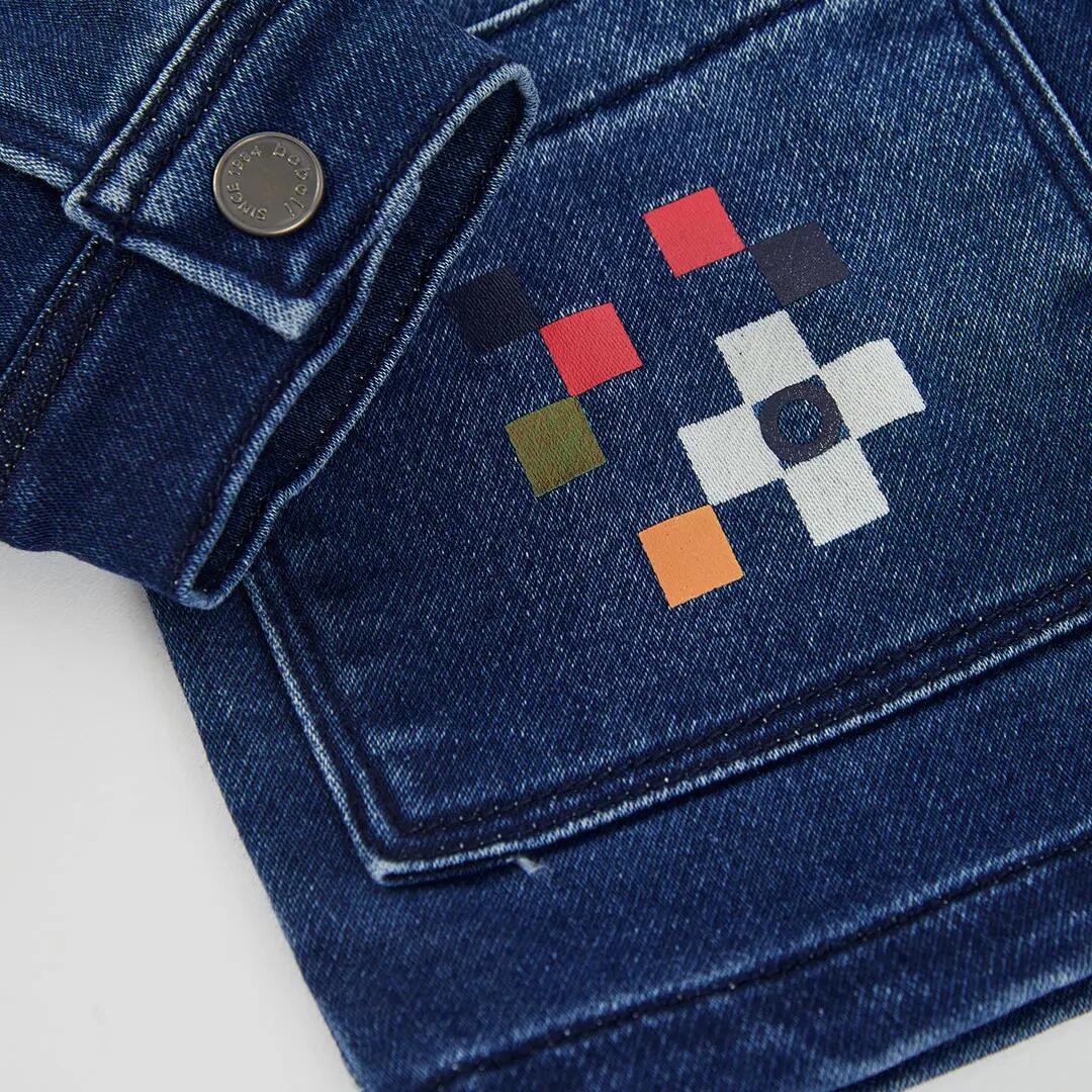 Sobrecamisa denim niño azul Game On 4/4
