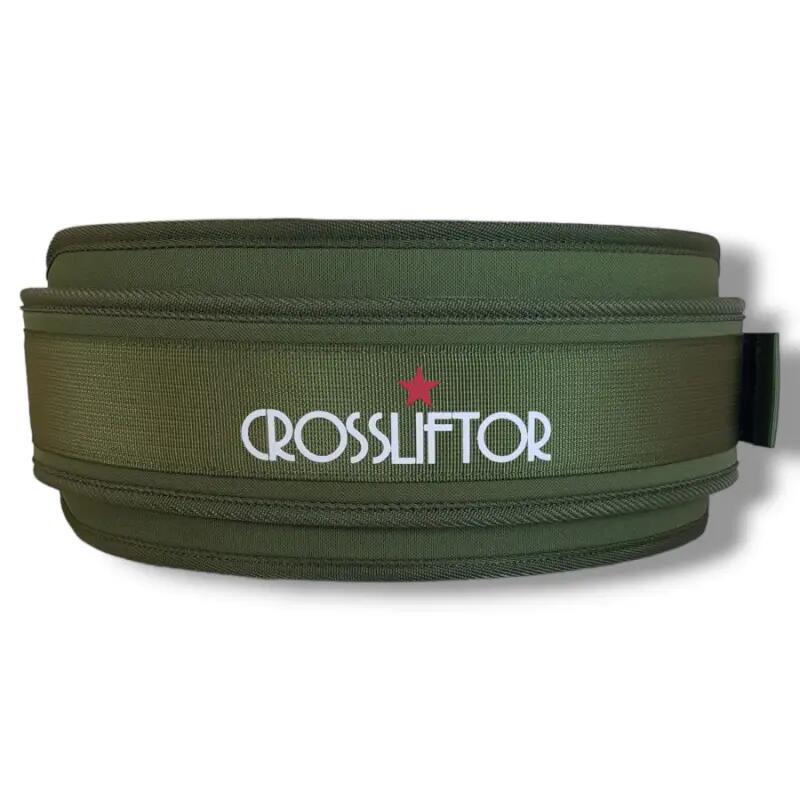 Cinturón de fuerza CrossLiftor - Caqui - Ancho 13 cm - Talla M 2/5