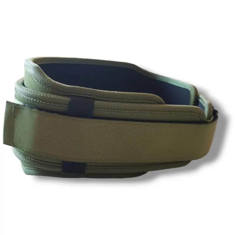 Cinturón de fuerza CrossLiftor - Caqui - Ancho 13 cm - Talla M 4/5