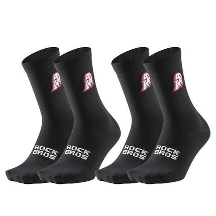 ROCKBROS 2Paar Fahrradsocken Atmungsaktive Rennrad Socken