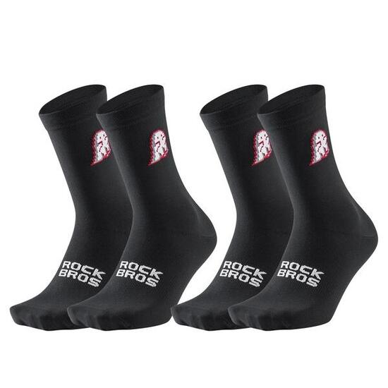 ROCKBROS 2Paar Fahrradsocken Atmungsaktive Rennrad Socken
