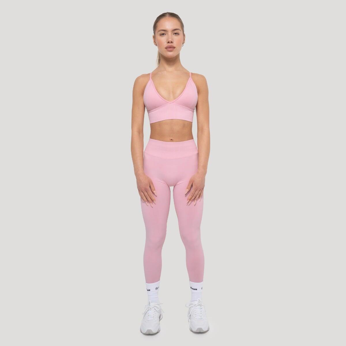 Leggings donna fitness slim rosa Luma 5/7