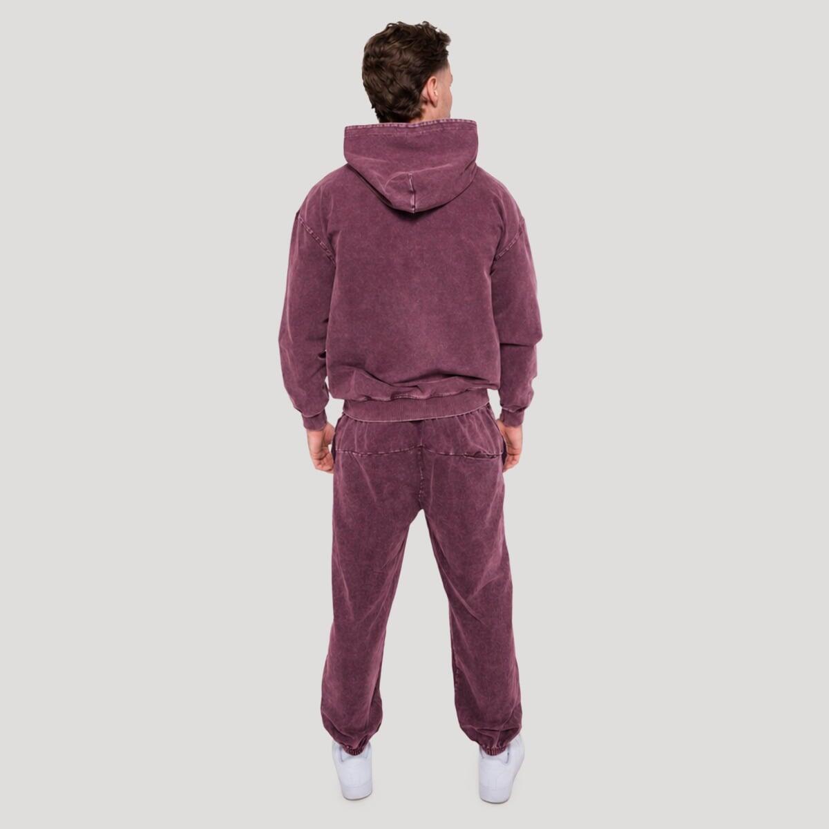 Felpa uomo con cappuccio viola Abyss 5/6