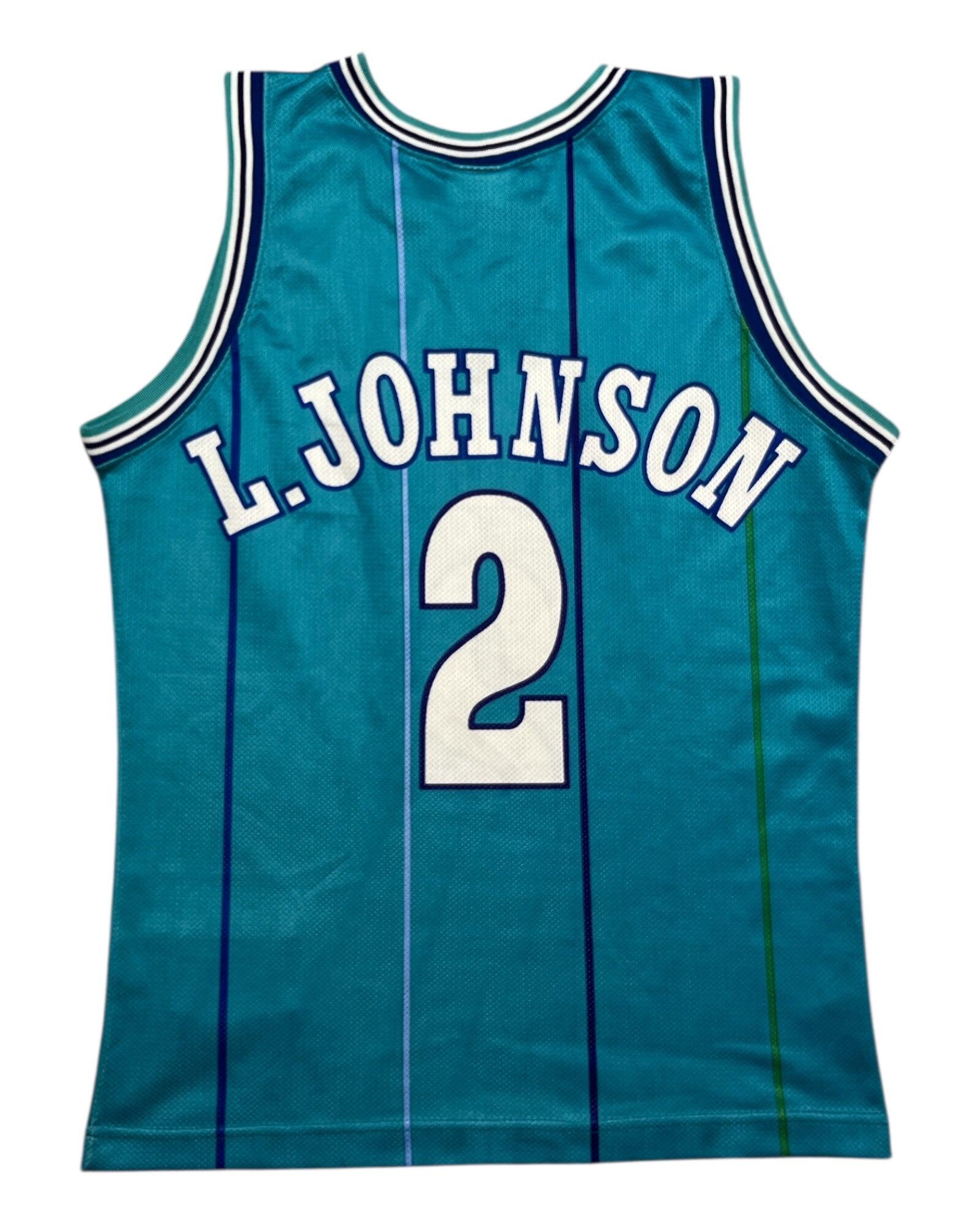 Second hand - Maglia NBA Charlotte Hornets 1991/1994 Johnson - Stato eccellente 2/2