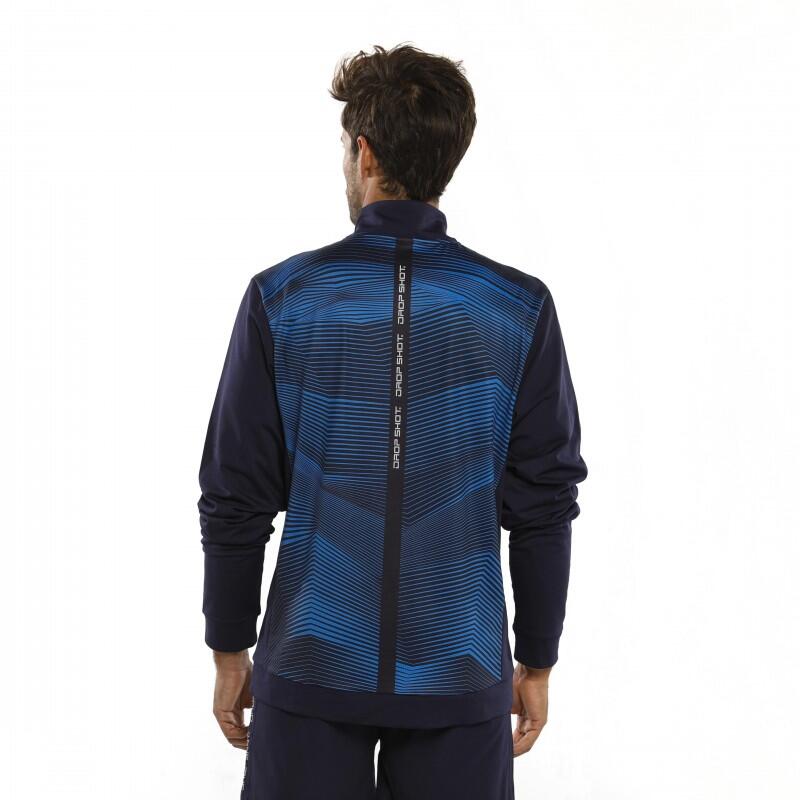 VESTE DE PADEL HOMME Drop Shot Rush Bleu 2/3