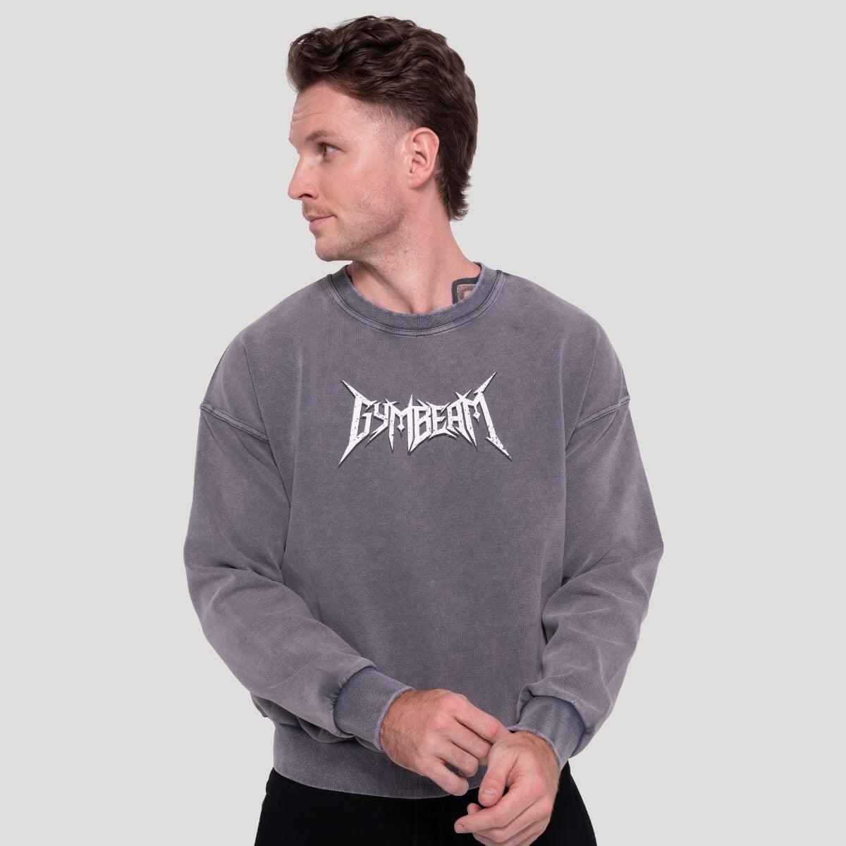 Bluza męska fitness oversize bez kaptura Spike 2/6