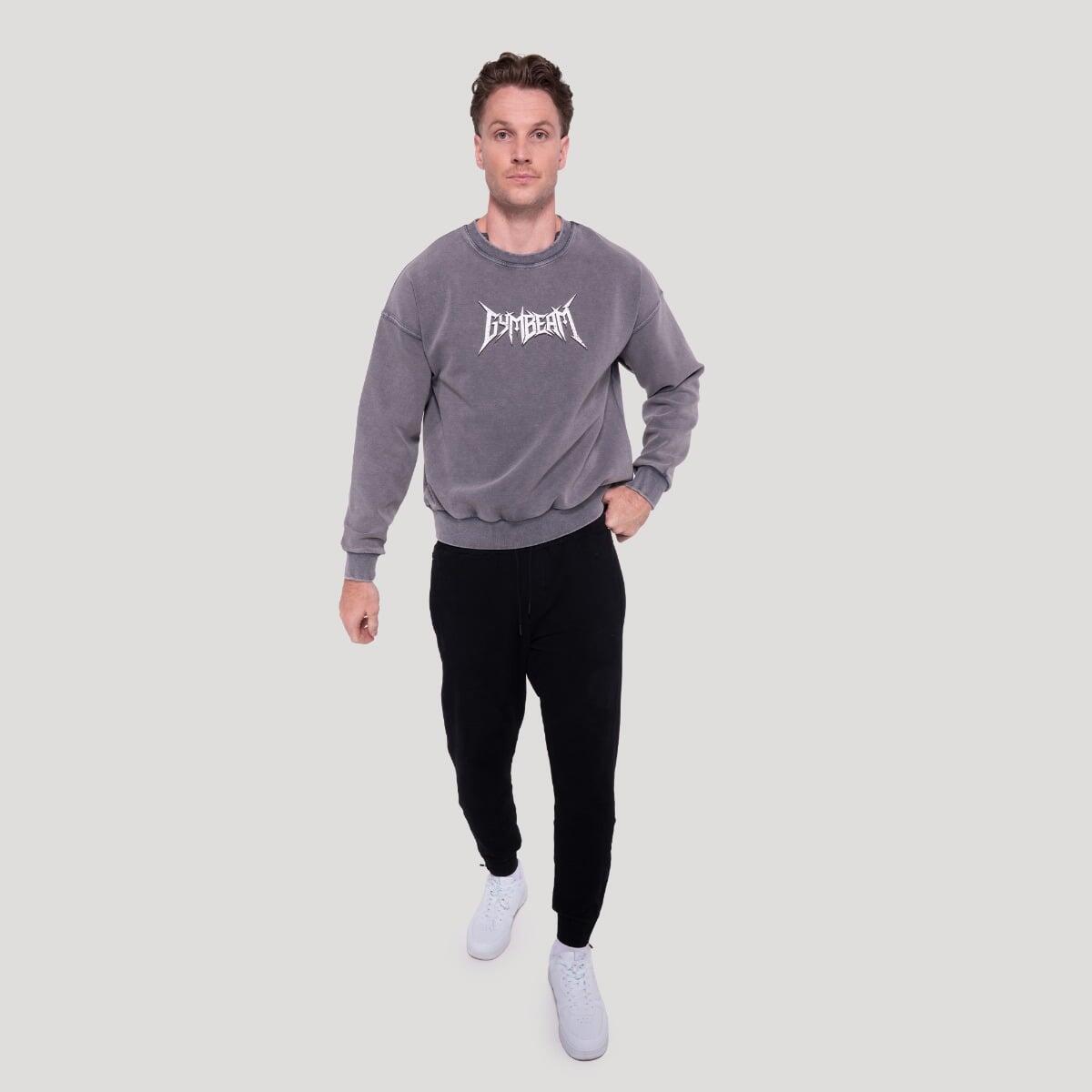 Bluza męska fitness oversize bez kaptura Spike 5/6