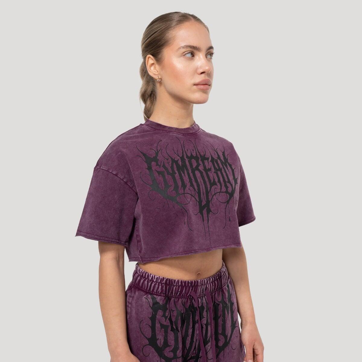 Koszulka damska fitness cropped Raisin Abyss 3/7