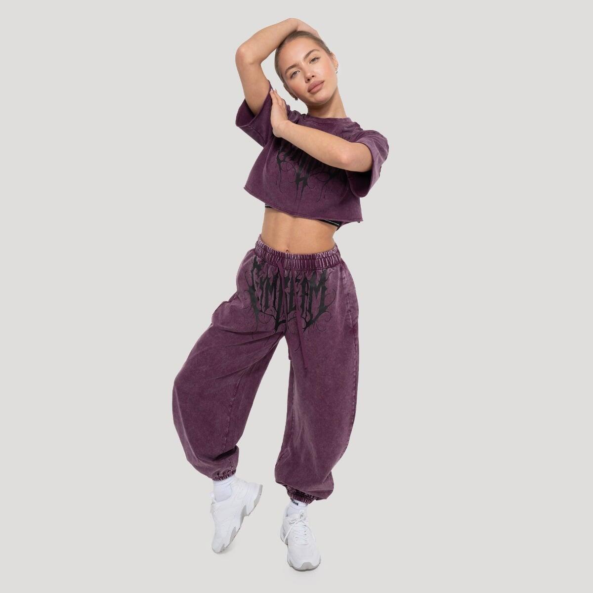 Koszulka damska fitness cropped Raisin Abyss 5/7