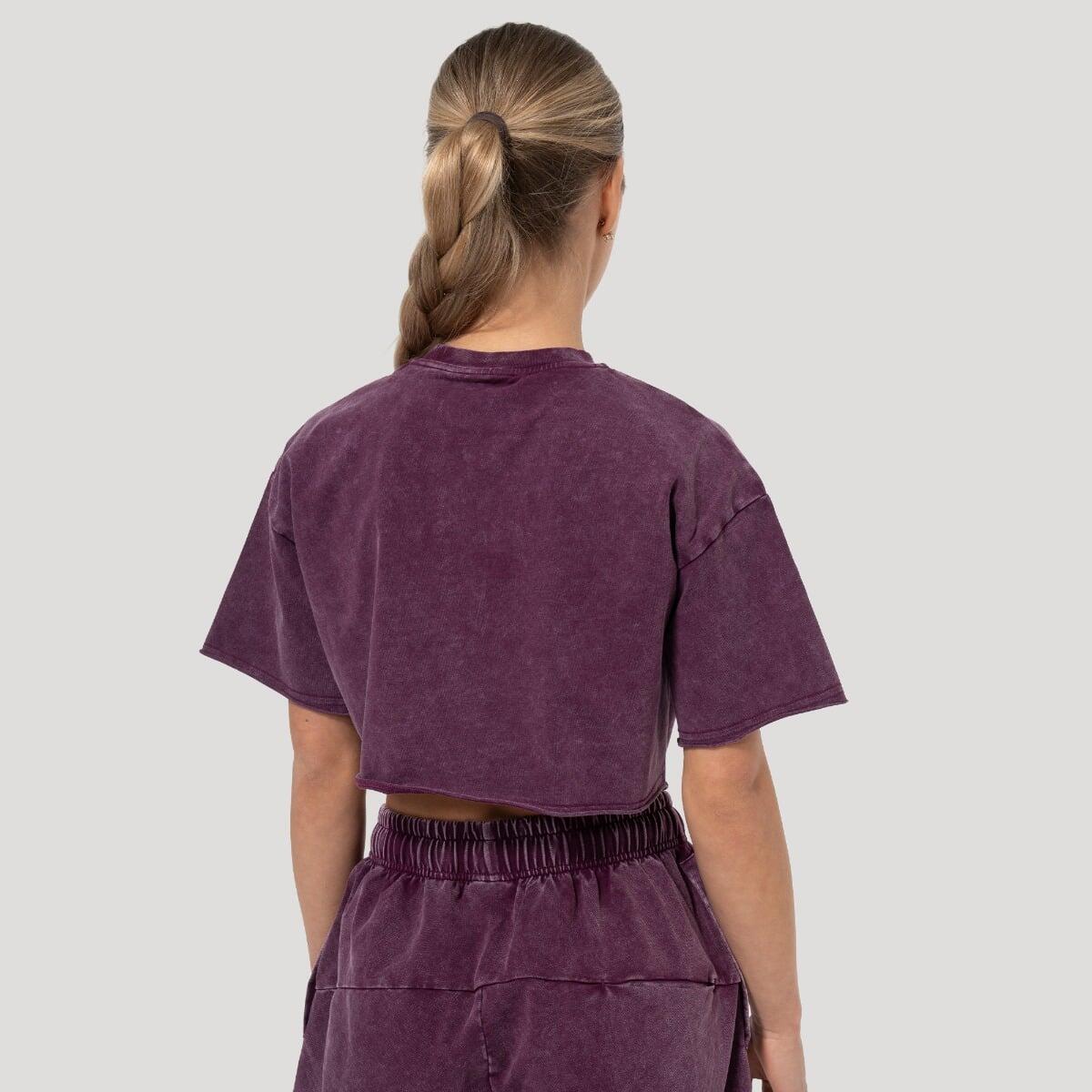 Koszulka damska fitness cropped Raisin Abyss 4/7