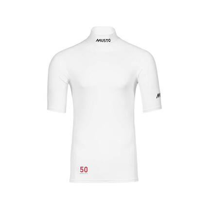 Championship Rash Guard manches courtes hommes blanc