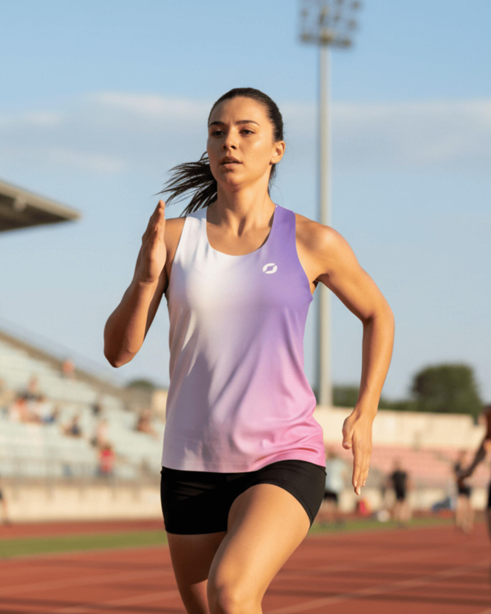 Camisola técnica de atletismo feminina sem mangas -VICK PHOTON 2/6