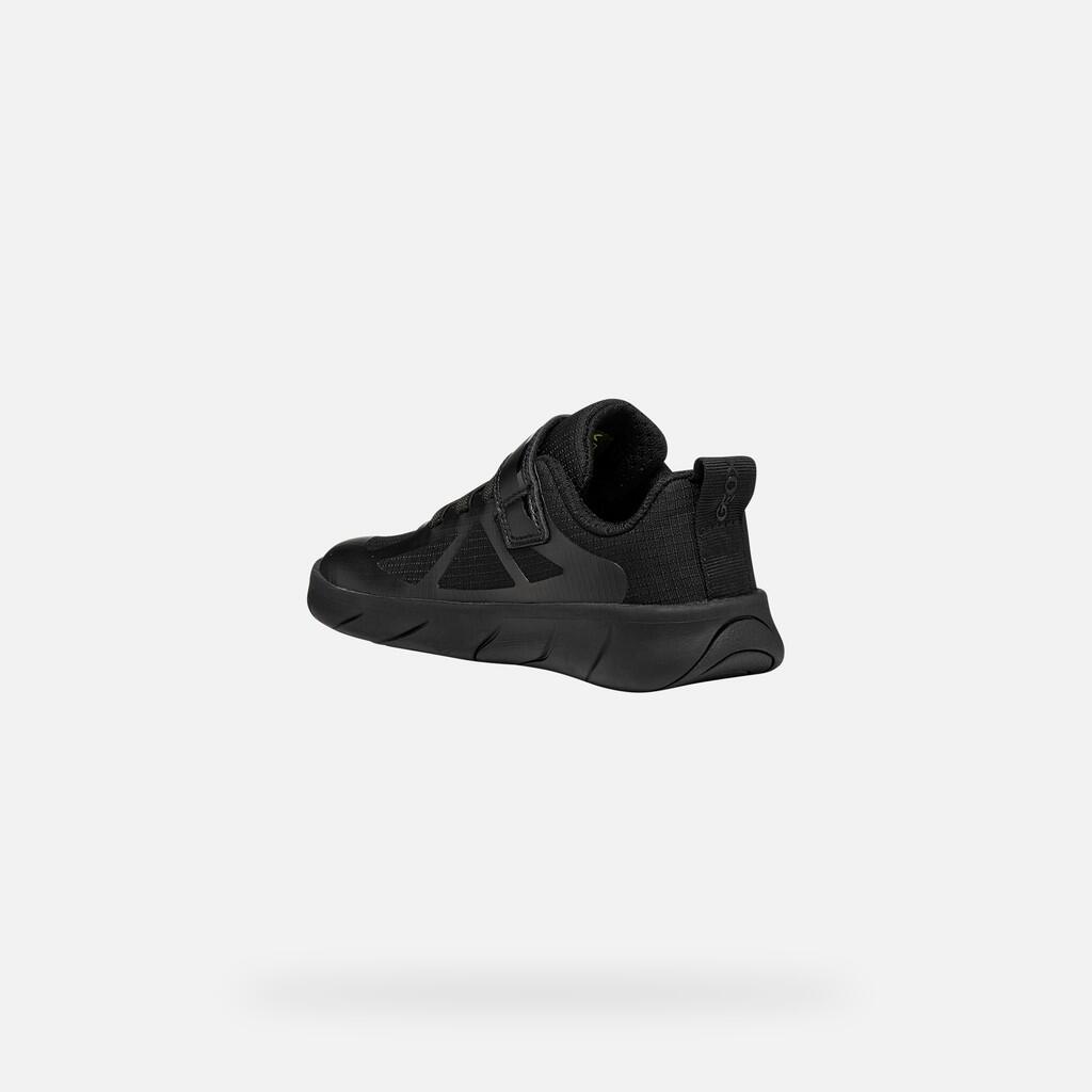 Baskets Garçon FOOT-RUN BOY Noir 4/7
