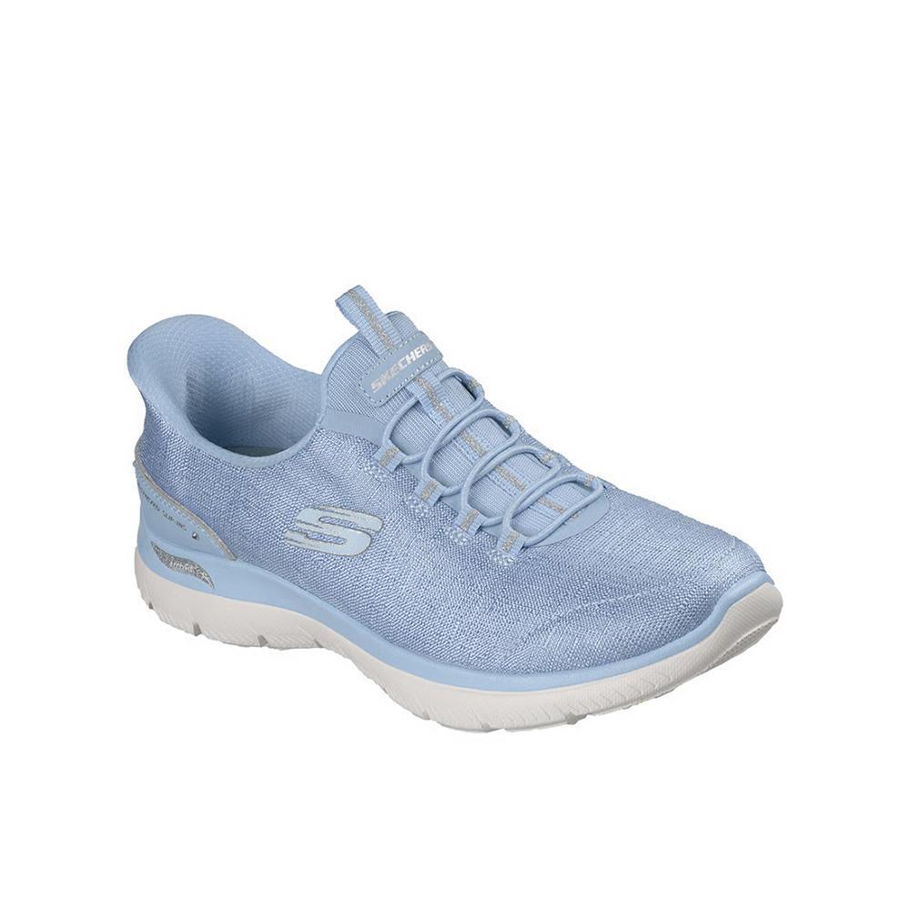 Sapatilhas Skechers Mulher Slip-ins: Arch Fit Summits - Diamond Grace Azul 2/4