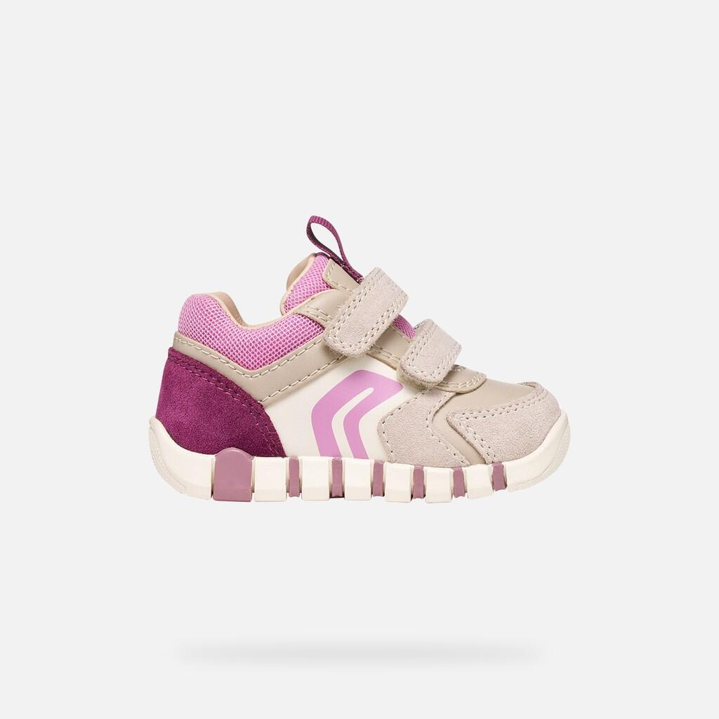 Premiers Pas Bébé Fille IUPIDOO BABY GIRL Beige/Rose Foncé 2/7