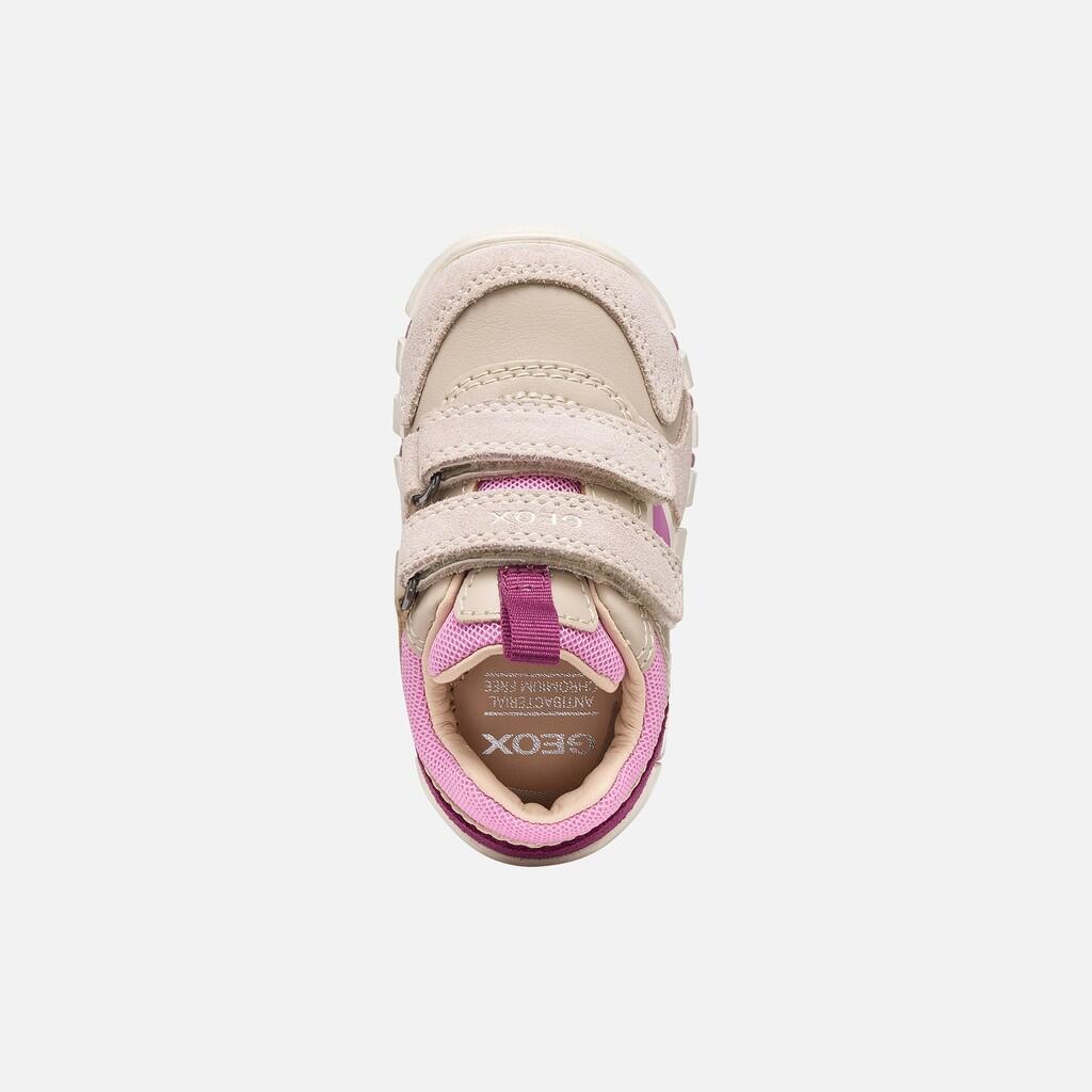 Premiers Pas Bébé Fille IUPIDOO BABY GIRL Beige/Rose Foncé 6/7