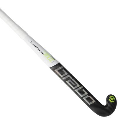 Brabo traditional carbon 60 lb bk/gn senior hockeystick