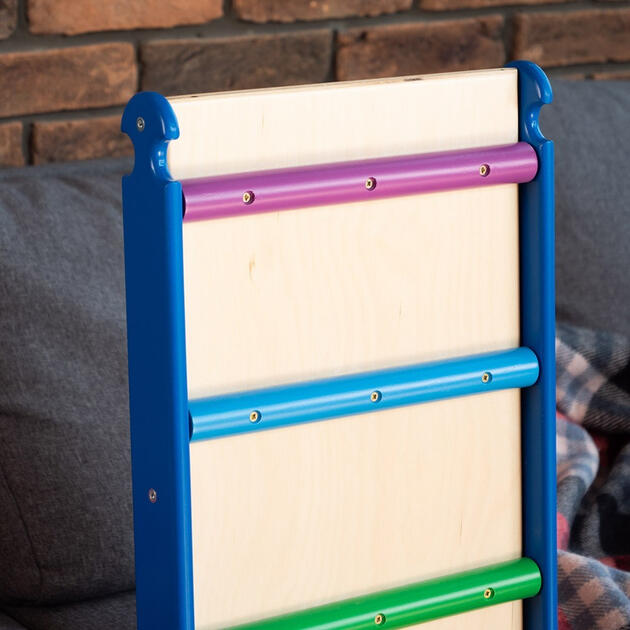 Woodiko doppelseitige Rutsche - Holz und Farbe 3/7