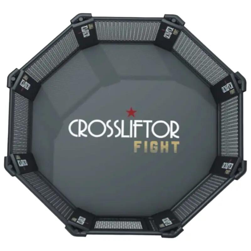 Cage MMA octogonale 4x4 m avec tatamis 32 mm et cover 2/5