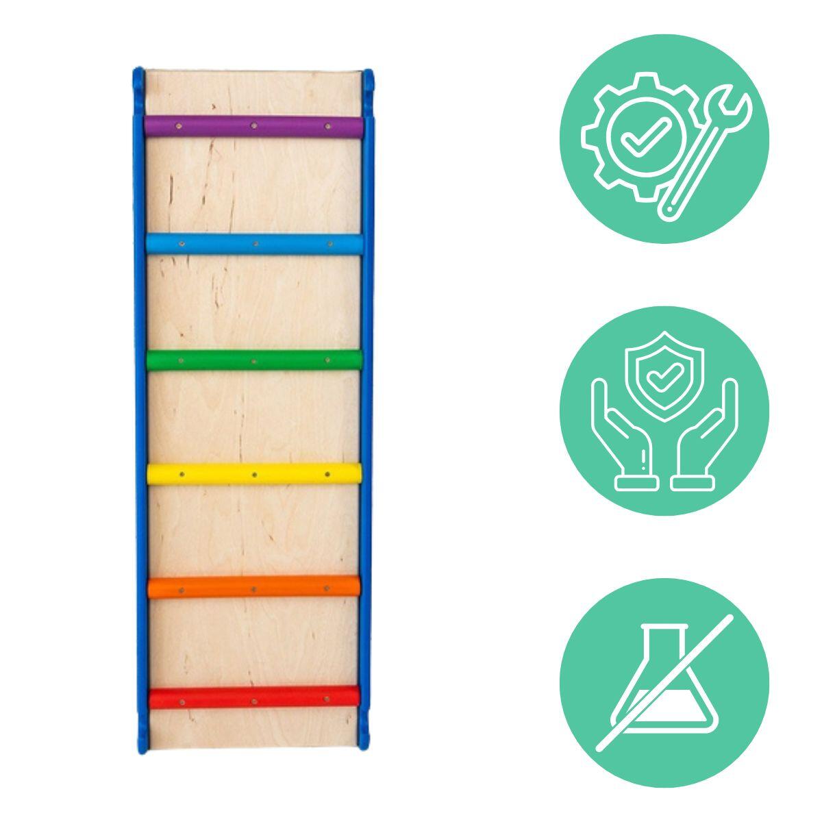 Woodiko doppelseitige Rutsche - Holz und Farbe 5/7