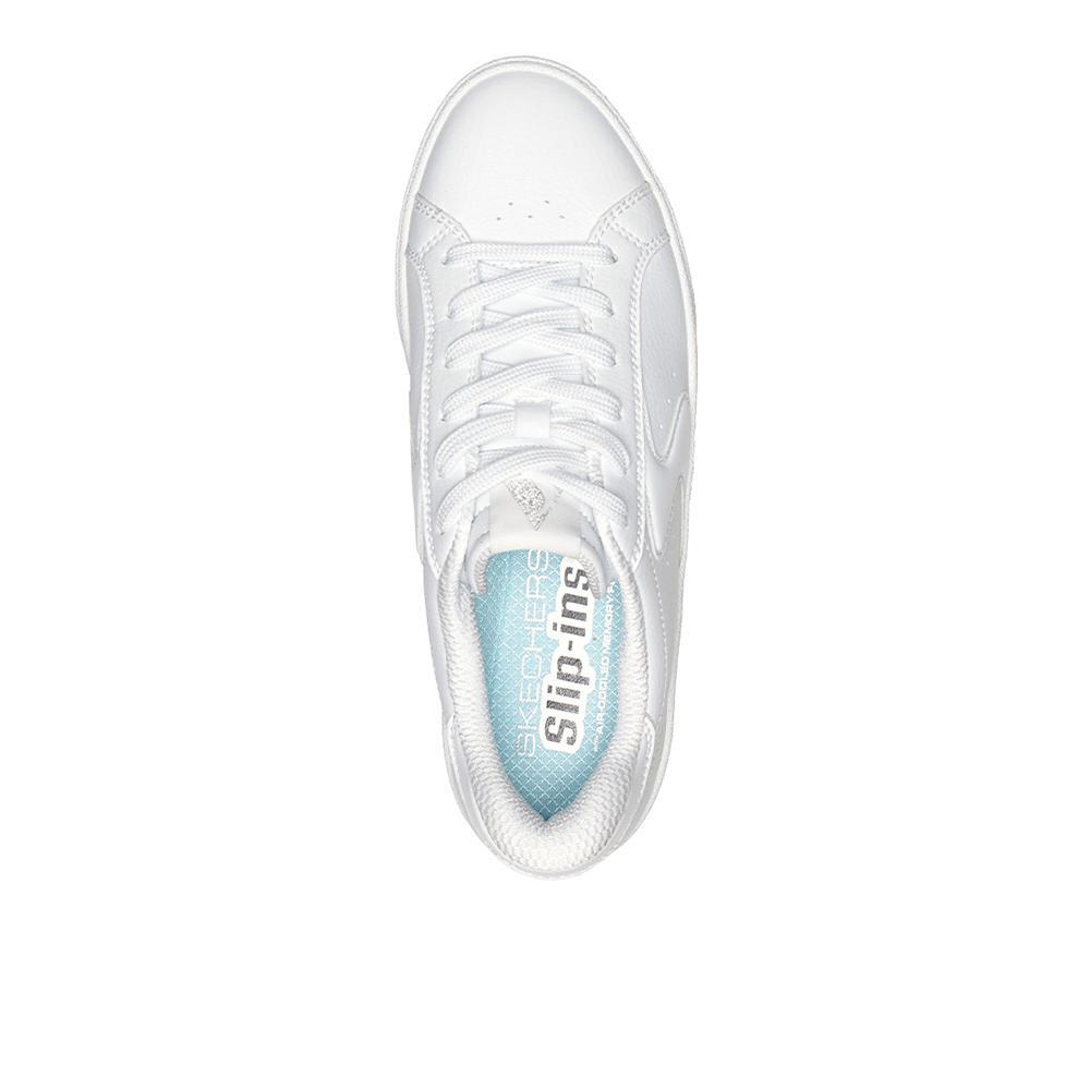 Zapatillas Sckechers Mujer Slip-ins: Belmont - Elevated Attitude Blanco 3/4