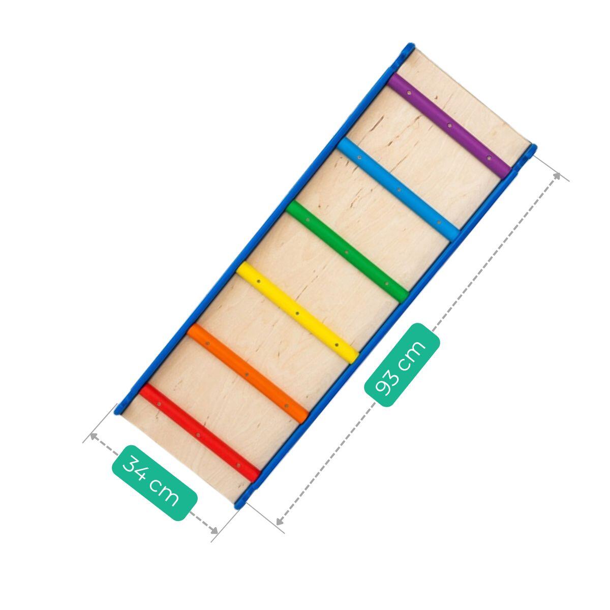 Woodiko doppelseitige Rutsche - Holz und Farbe 6/7