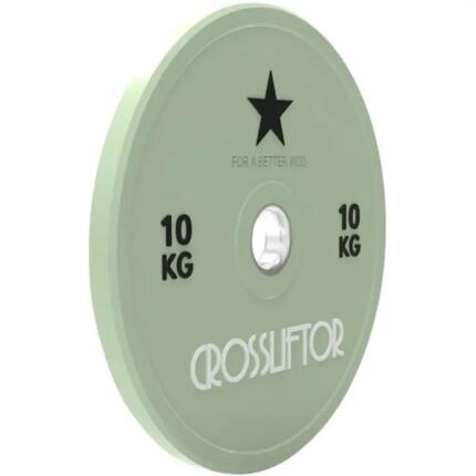 CrossLiftor Bumper Plate Slim - Unité 10 kg
