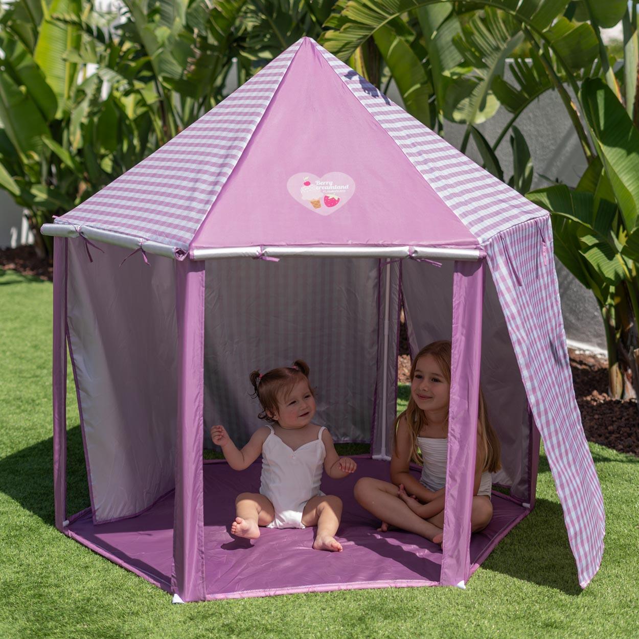 Flamingueo tienda playa infantil con rejilla 7/7