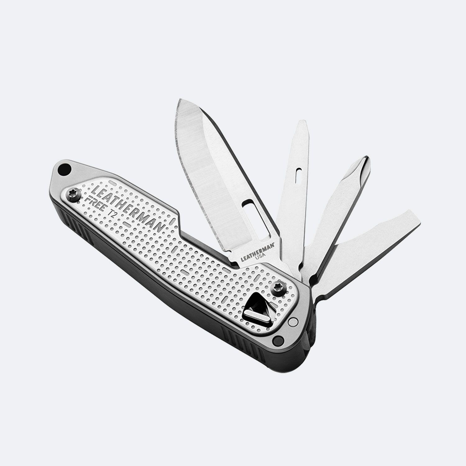 Couteau Multifonctions Randonnée Camping Voile 8 Outils en 1 FREE T2 LEATHERMAN 3/3