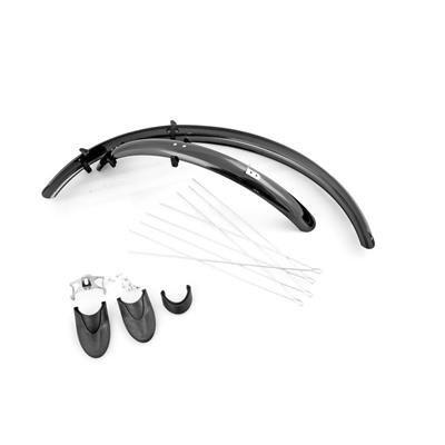 Błotniki rowerowe Orion 28" 58 mm komplet z chlapaczami czarne 5/5