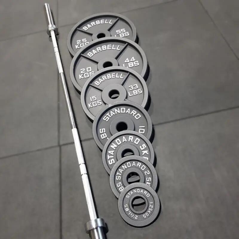 Disco per allenamento in ghisa CrossLiftor - 15 kg - singolo 3/5