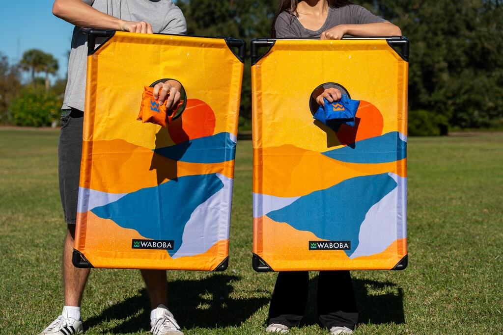 Waboba Travel Cornhole – Jeu de lancer portable et léger pour jardin et voyages 5/5