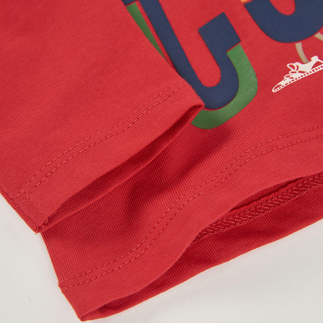 Camiseta punto niño granate estampado Keep Cool 4/4