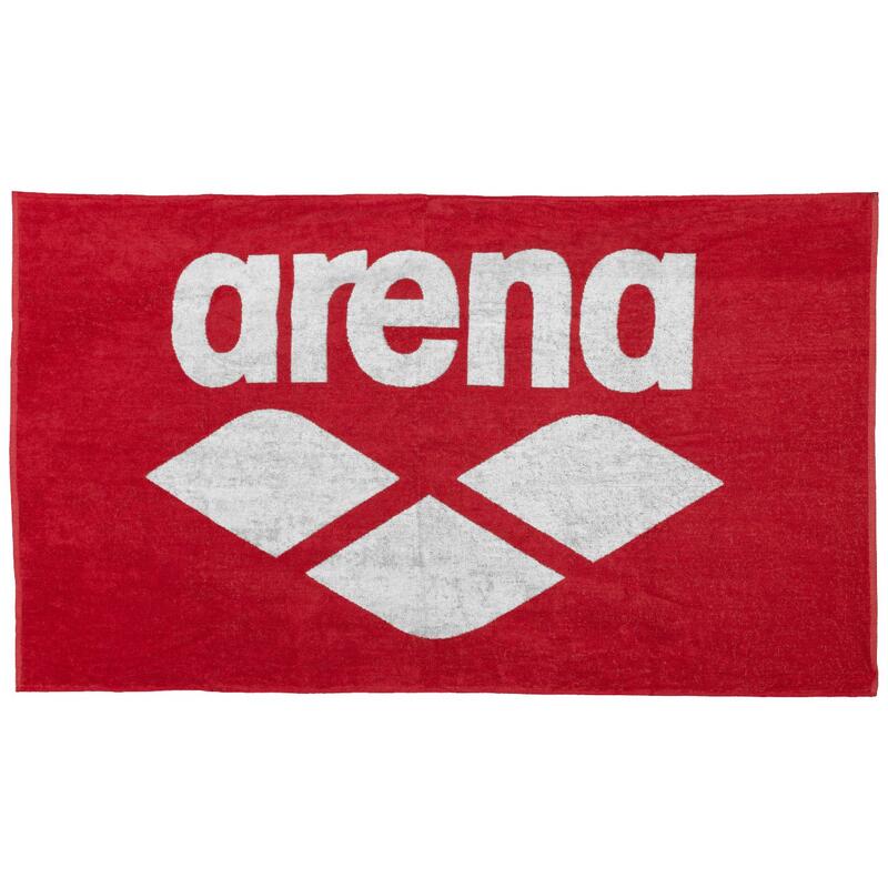 Ręcznik Arena POOL SOFT TOWEL ONE SIZE RED-WHITE