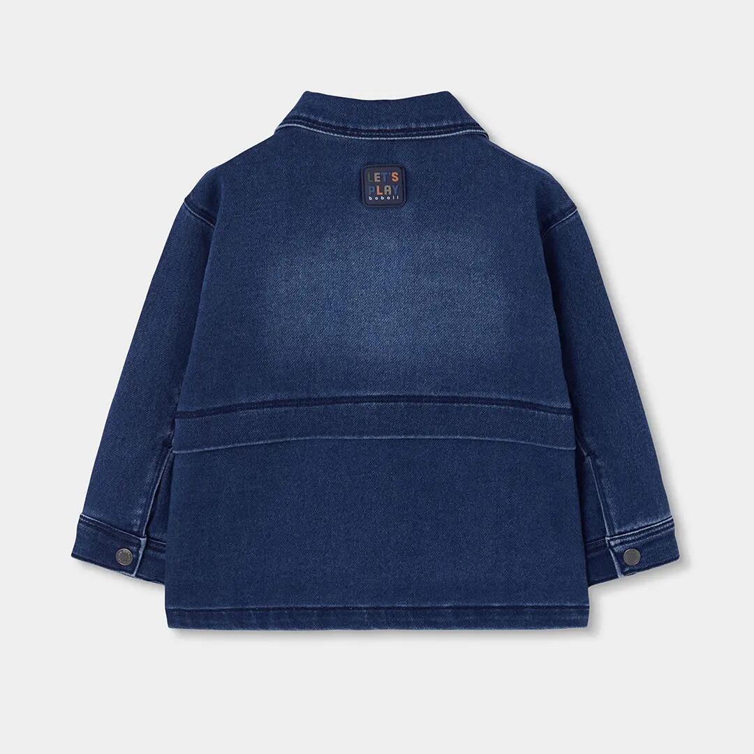 Sobrecamisa denim niño azul Game On 2/4