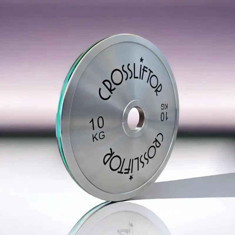 CrossLiftor Disco de Powerlifting Hard Chrome - 10 kg - Unidad 3/3