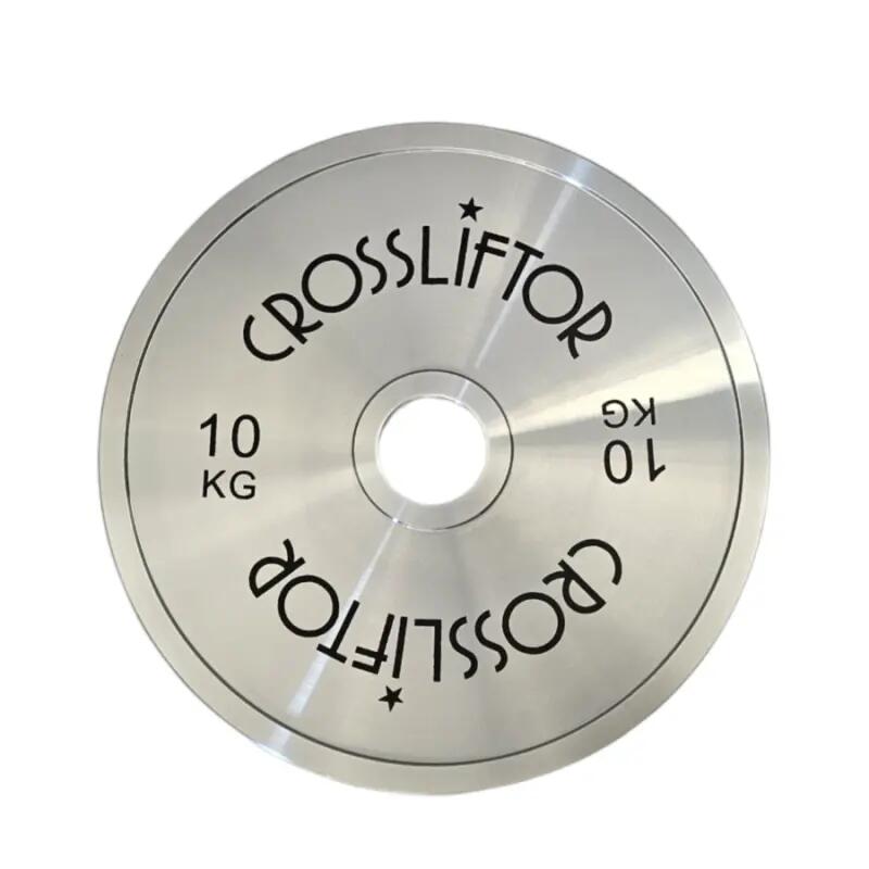 CrossLiftor Disco de Powerlifting Hard Chrome - 10 kg - Unidad 2/3