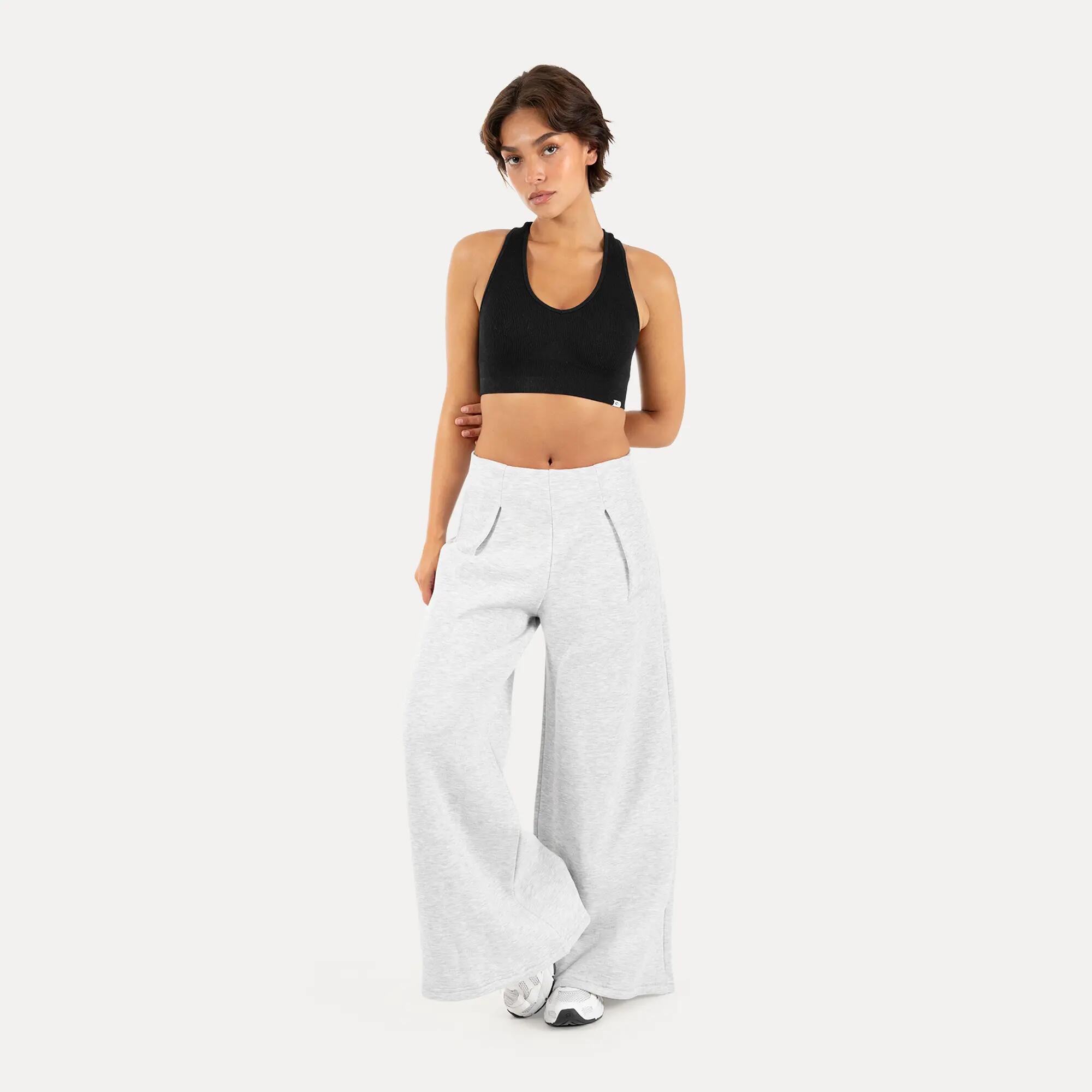 Damen Jogginghose Sylva Grau Melange 3/6