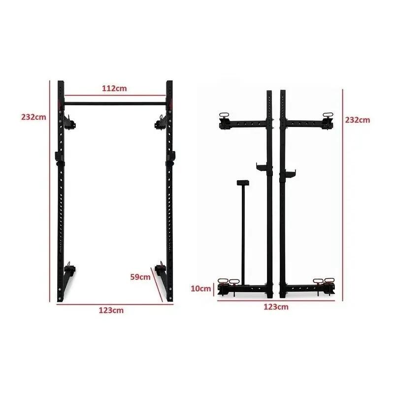 Cage murale pliable pour squat et tractions 2/2