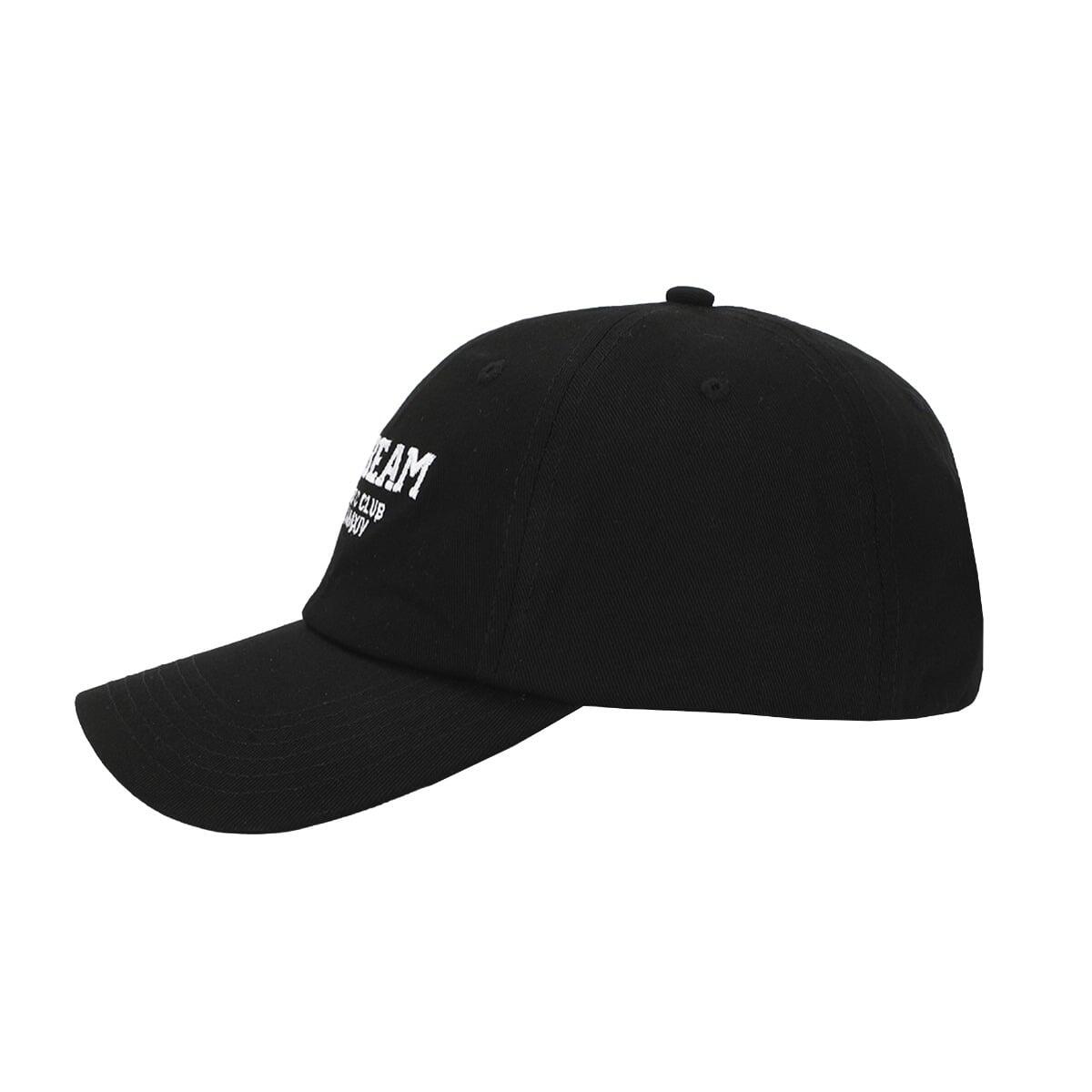 Czapka unisex fitness z daszkiem czarna Athletic Club 3/5