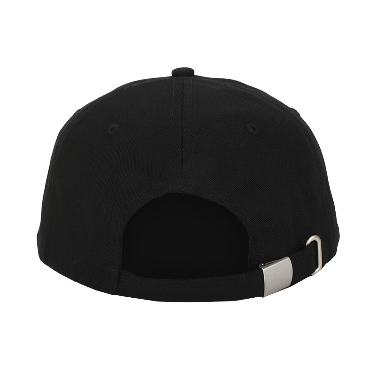 Czapka unisex fitness z daszkiem czarna Athletic Club 5/5