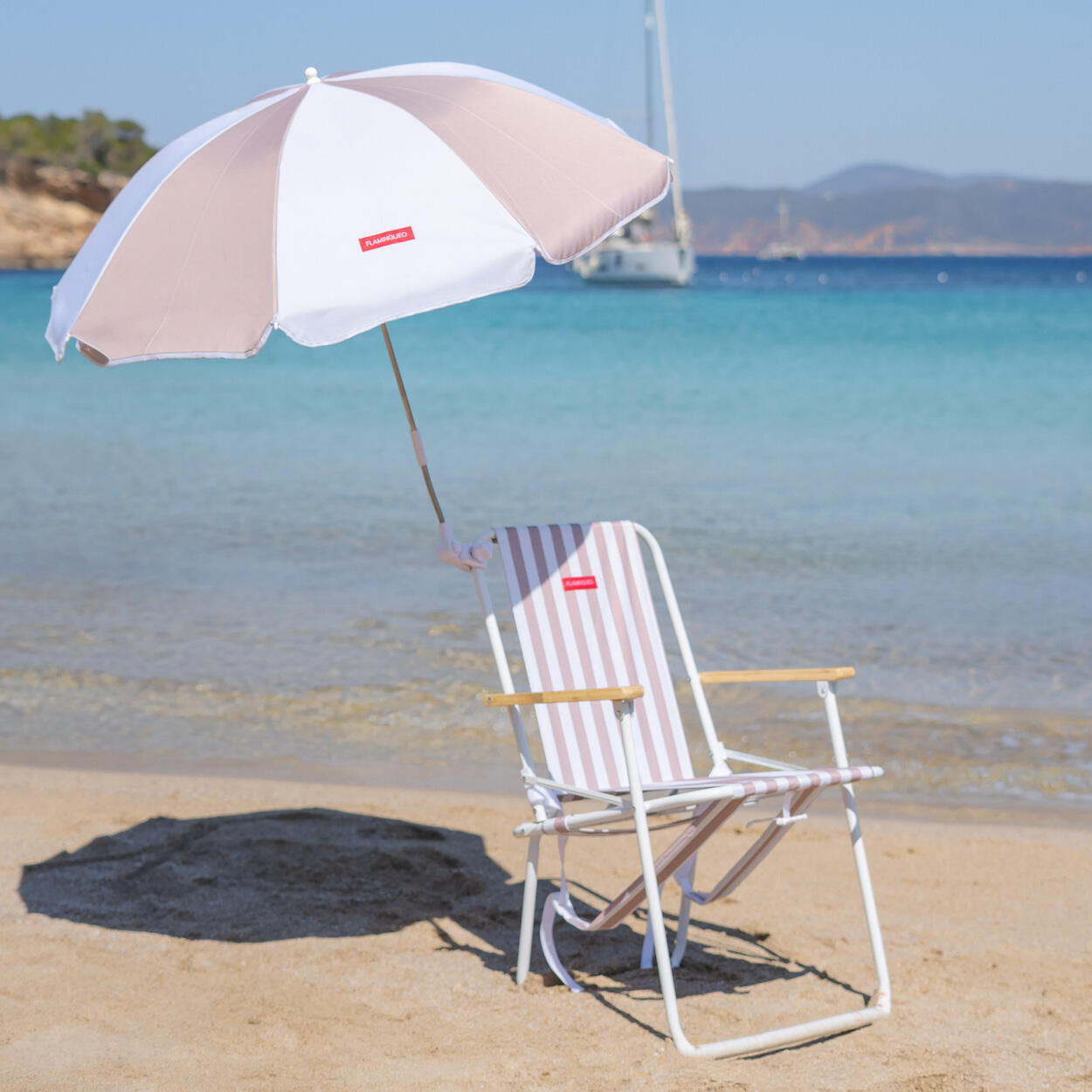 Flamingueo parasol voor strandstoel UPF50+ 5/6