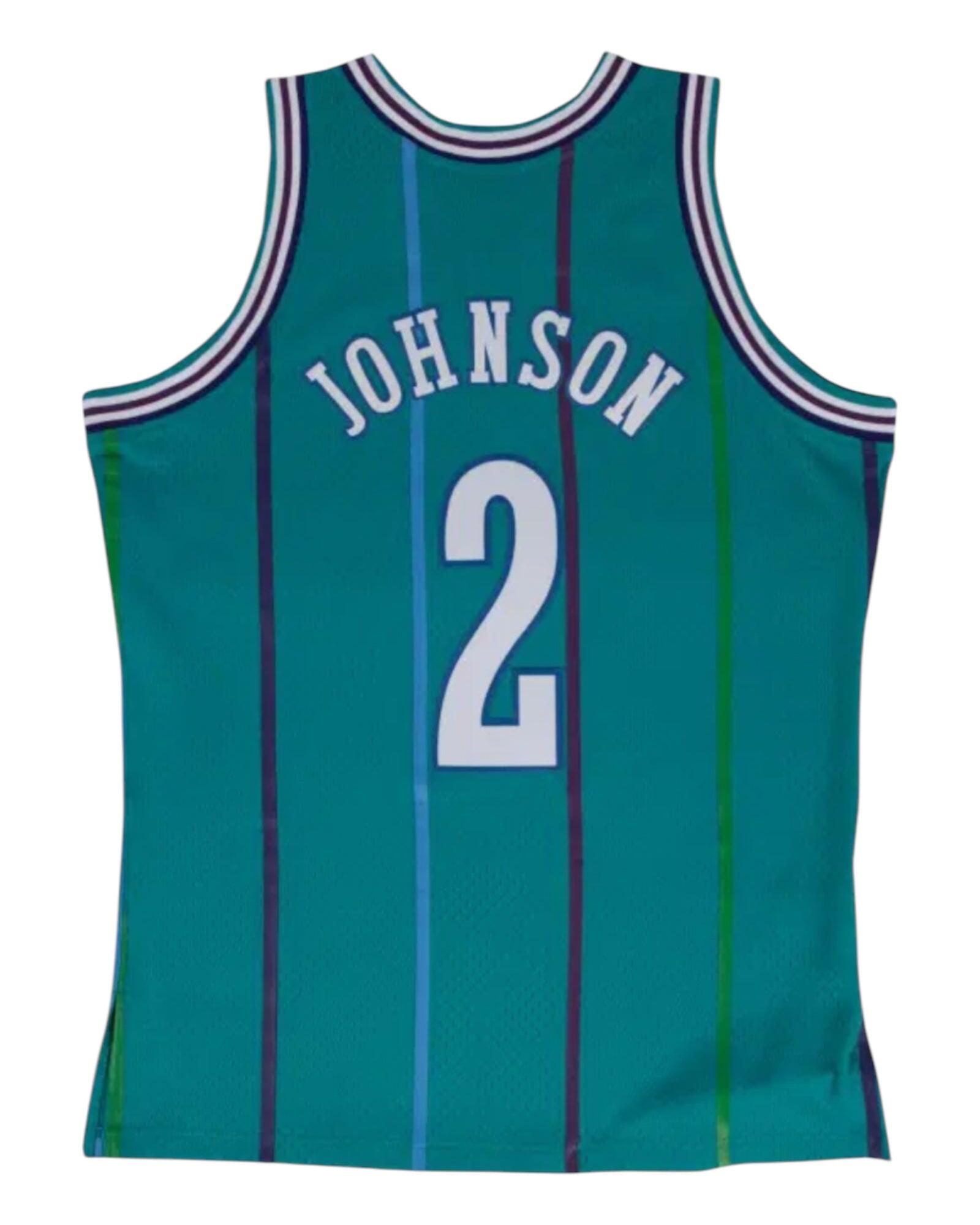 Second hand - Maglia NBA Charlotte Hornets 1992/1993 Johnson - Stato eccellente 2/2